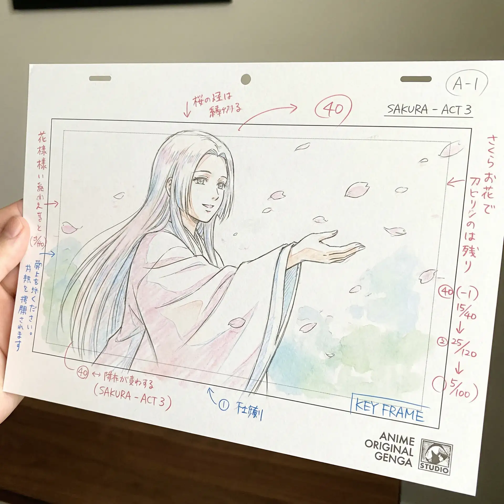 天堂漫画 作品春日序曲关键帧原画手稿